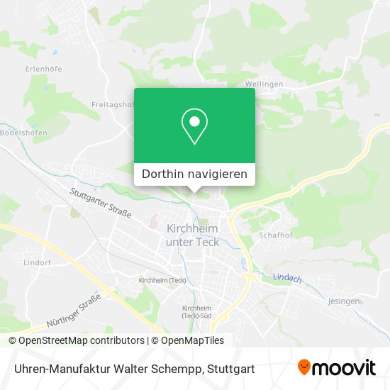 Uhren-Manufaktur Walter Schempp Karte