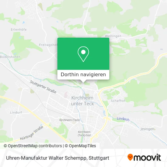 Uhren-Manufaktur Walter Schempp Karte