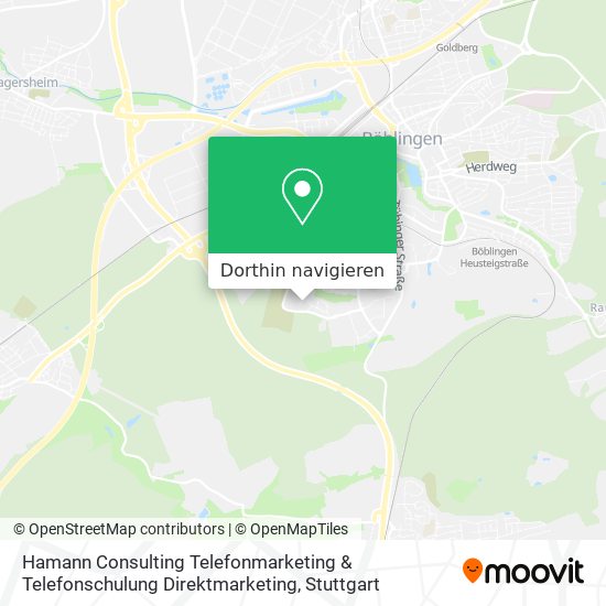 Hamann Consulting Telefonmarketing & Telefonschulung Direktmarketing Karte