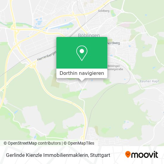 Gerlinde Kienzle Immobilienmaklerin Karte