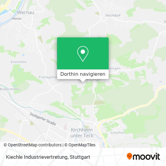 Kiechle Industrievertretung Karte