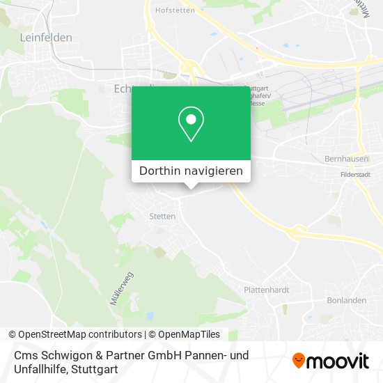 Cms Schwigon & Partner GmbH Pannen- und Unfallhilfe Karte