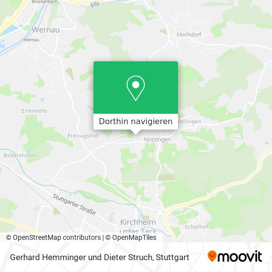 Gerhard Hemminger und Dieter Struch Karte
