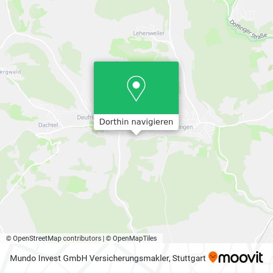 Mundo Invest GmbH Versicherungsmakler Karte