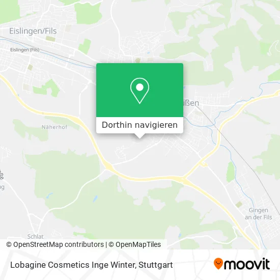 Lobagine Cosmetics Inge Winter Karte