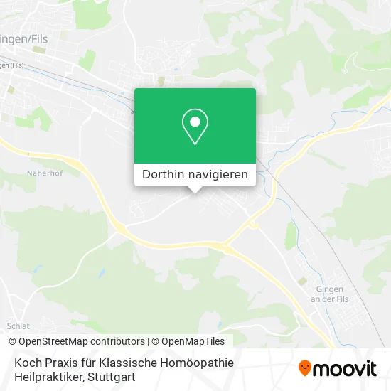 Koch Praxis für Klassische Homöopathie Heilpraktiker Karte