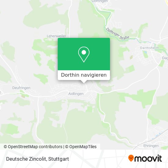Deutsche Zincolit Karte