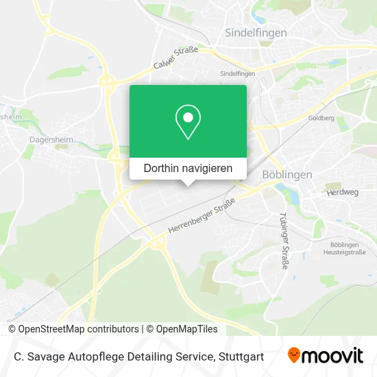 C. Savage Autopflege Detailing Service Karte