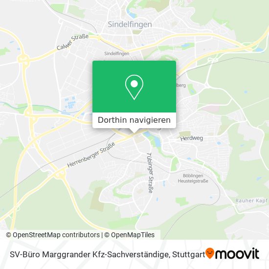 SV-Büro Marggrander Kfz-Sachverständige Karte