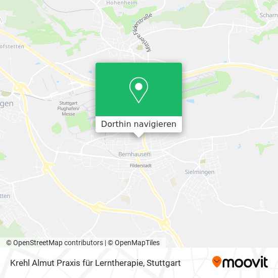 Krehl Almut Praxis für Lerntherapie Karte