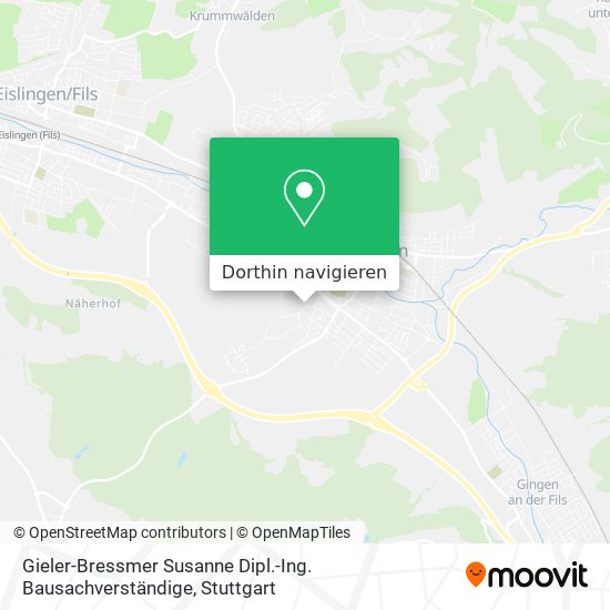 Gieler-Bressmer Susanne Dipl.-Ing. Bausachverständige Karte
