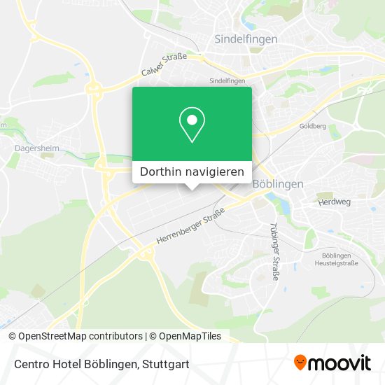 Centro Hotel Böblingen Karte