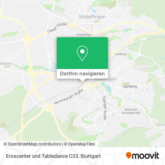 Eroscenter und Tabledance C33 Karte