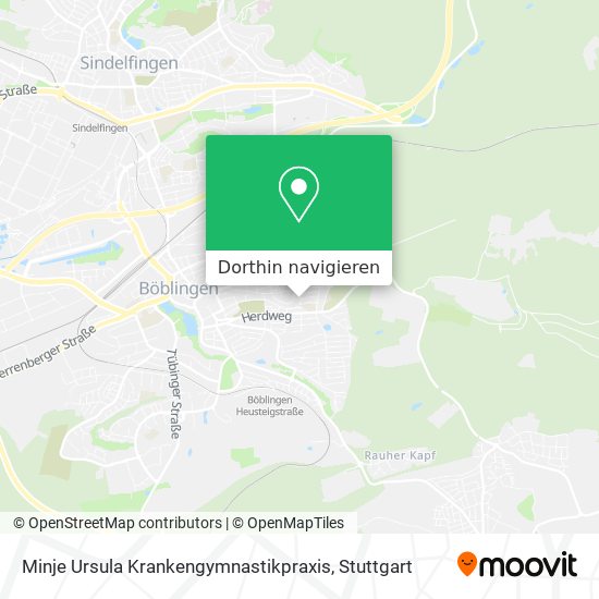 Minje Ursula Krankengymnastikpraxis Karte