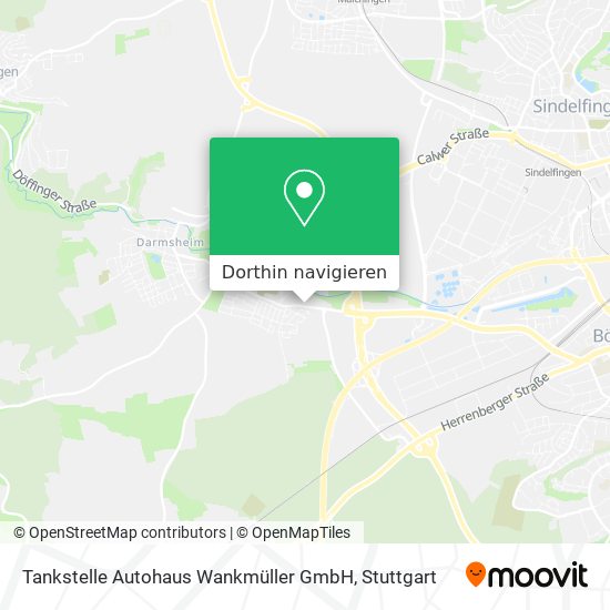Tankstelle Autohaus Wankmüller GmbH Karte