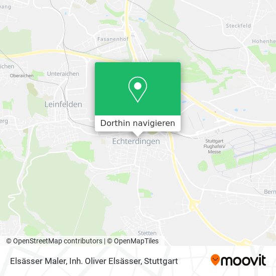 Elsässer Maler, Inh. Oliver Elsässer Karte