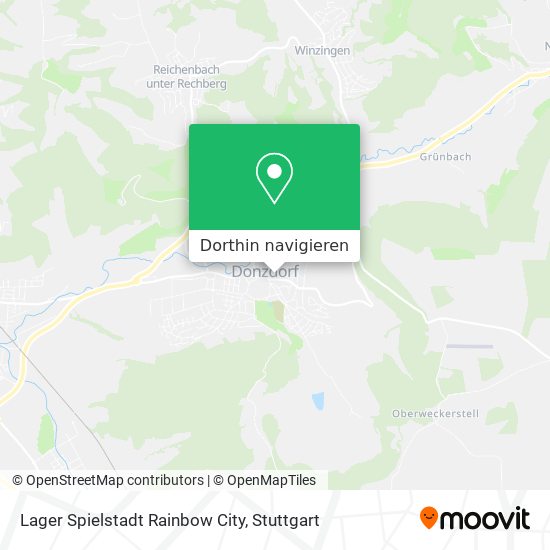 Lager Spielstadt Rainbow City Karte