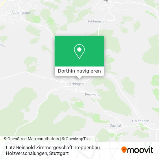 Lutz Reinhold Zimmergeschäft Treppenbau, Holzverschalungen Karte