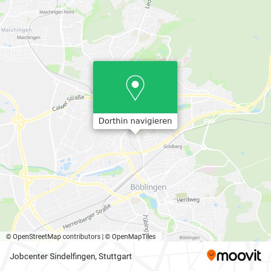 Jobcenter Sindelfingen Karte