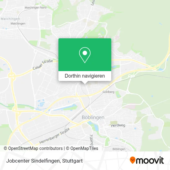 Jobcenter Sindelfingen Karte