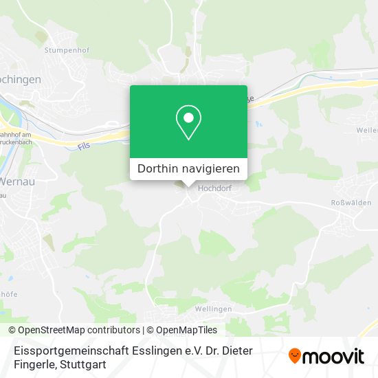 Eissportgemeinschaft Esslingen e.V. Dr. Dieter Fingerle Karte