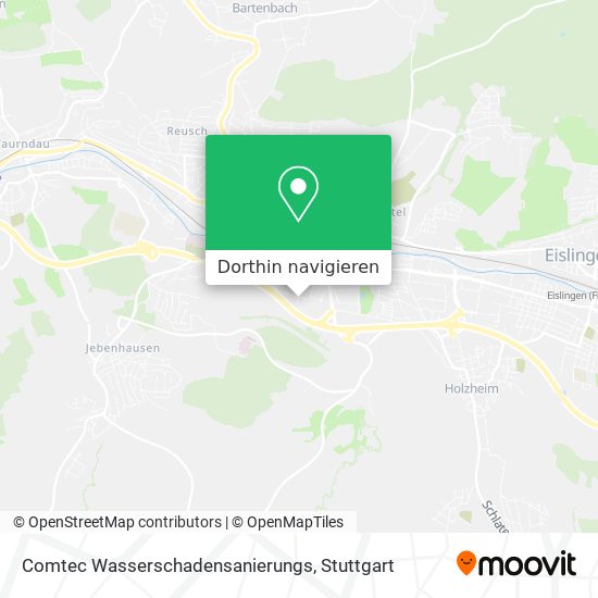 Comtec Wasserschadensanierungs Karte