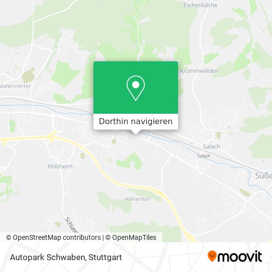 Autopark Schwaben Karte