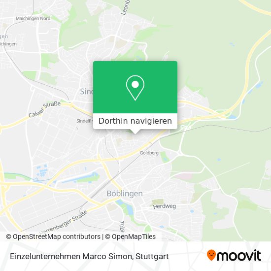 Einzelunternehmen Marco Simon Karte
