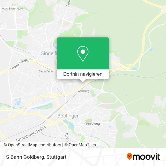 S-Bahn Goldberg Karte
