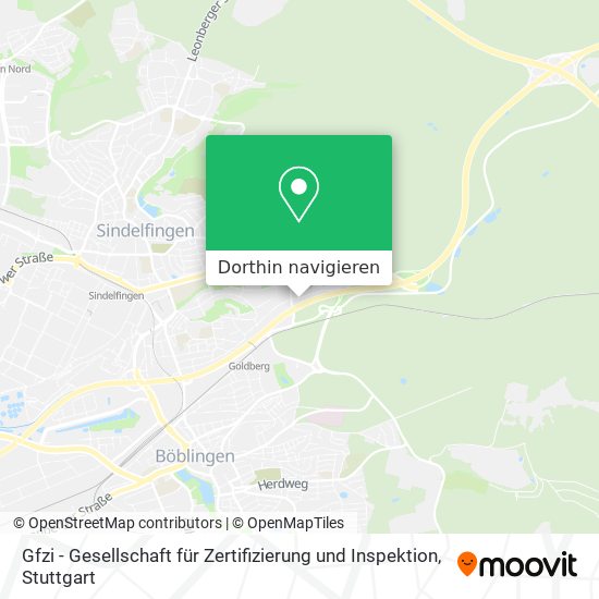 Gfzi - Gesellschaft für Zertifizierung und Inspektion Karte