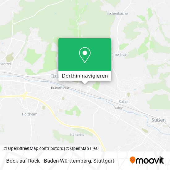 Bock auf Rock - Baden Württemberg Karte