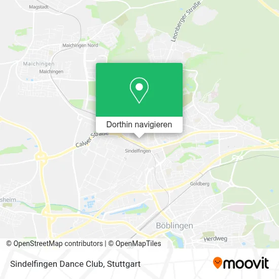 Sindelfingen Dance Club Karte