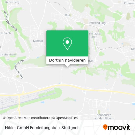 Nibler GmbH Fernleitungsbau Karte