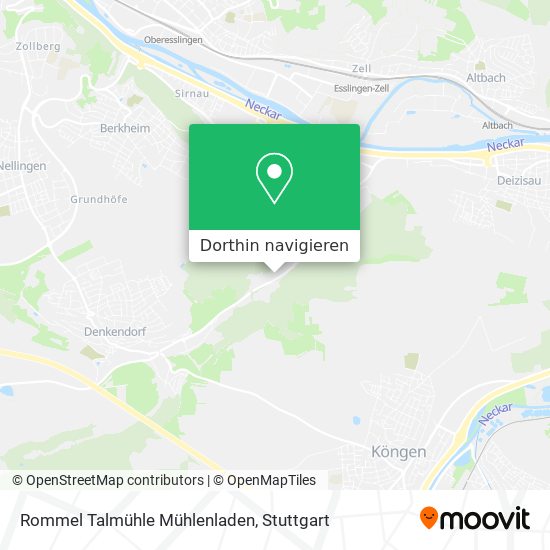 Rommel Talmühle Mühlenladen Karte