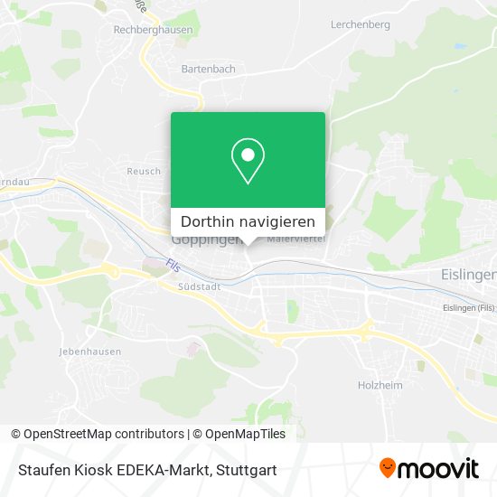 Staufen Kiosk EDEKA-Markt Karte