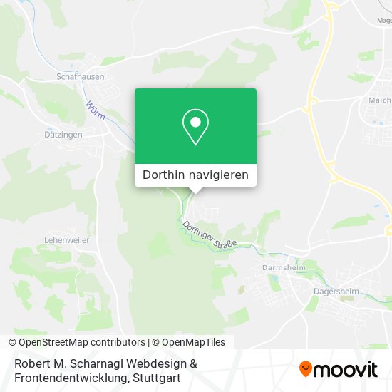 Robert M. Scharnagl Webdesign & Frontendentwicklung Karte