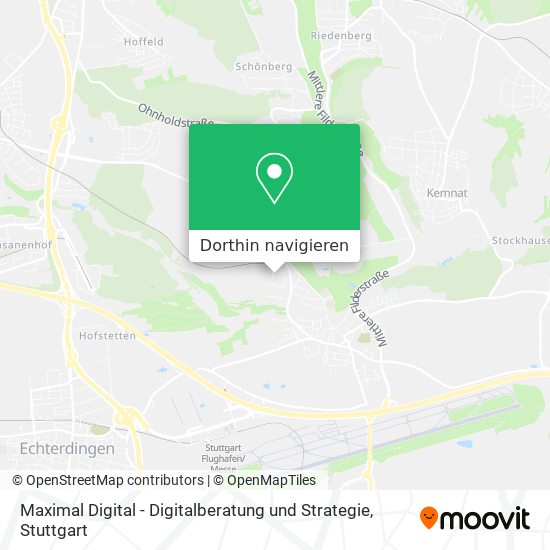Maximal Digital - Digitalberatung und Strategie Karte