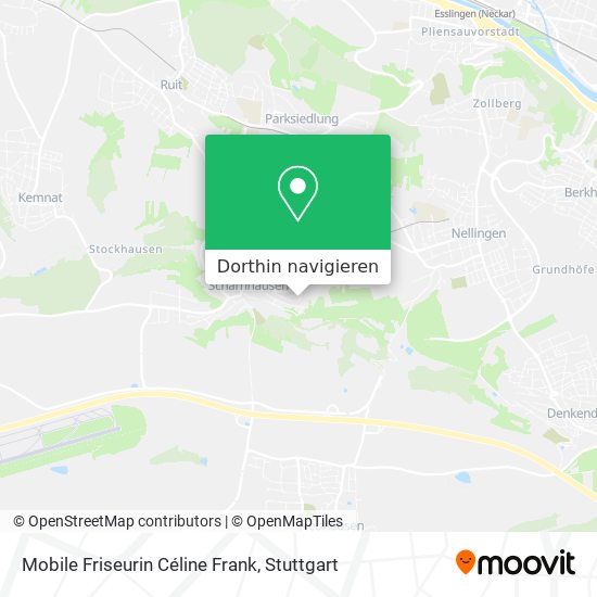 Mobile Friseurin Céline Frank Karte