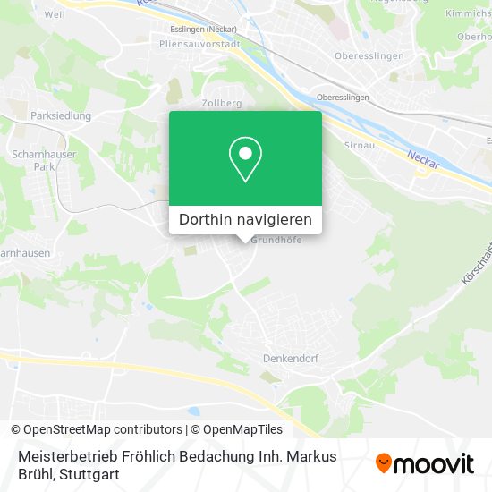 Meisterbetrieb Fröhlich Bedachung Inh. Markus Brühl Karte