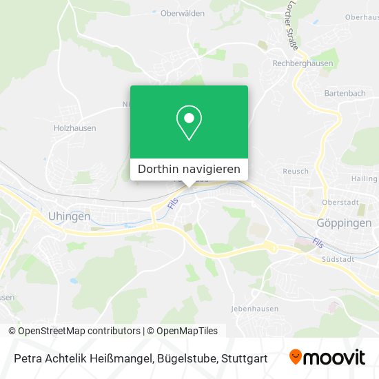 Petra Achtelik Heißmangel, Bügelstube Karte