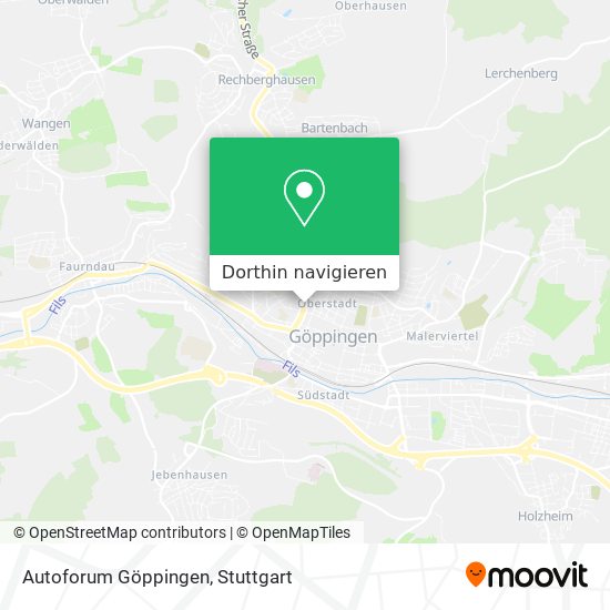 Autoforum Göppingen Karte