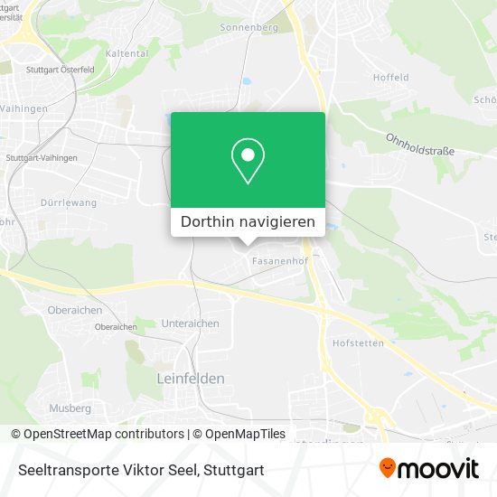 Seeltransporte Viktor Seel Karte