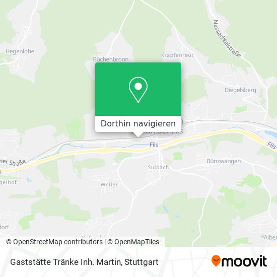 Gaststätte Tränke Inh. Martin Karte