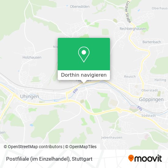 Postfiliale (im Einzelhandel) Karte