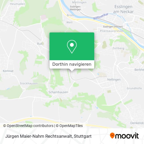 Jürgen Maier-Nahm Rechtsanwalt Karte