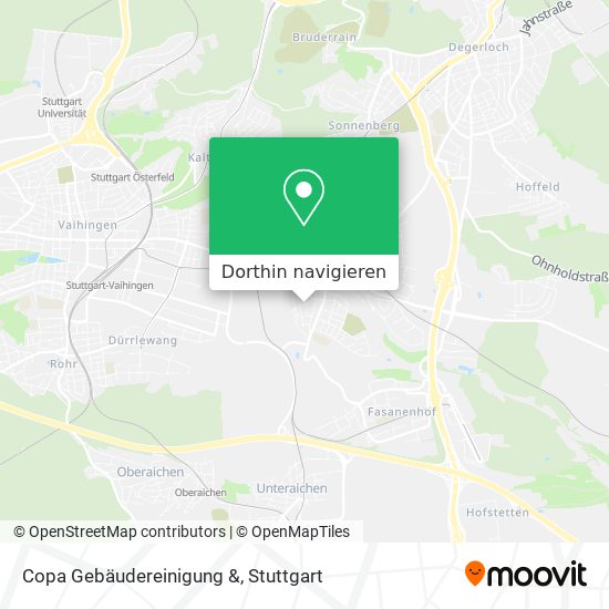 Copa Gebäudereinigung & Karte