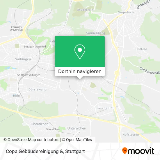 Copa Gebäudereinigung & Karte