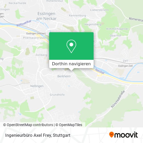 Ingenieurbüro Axel Frey Karte