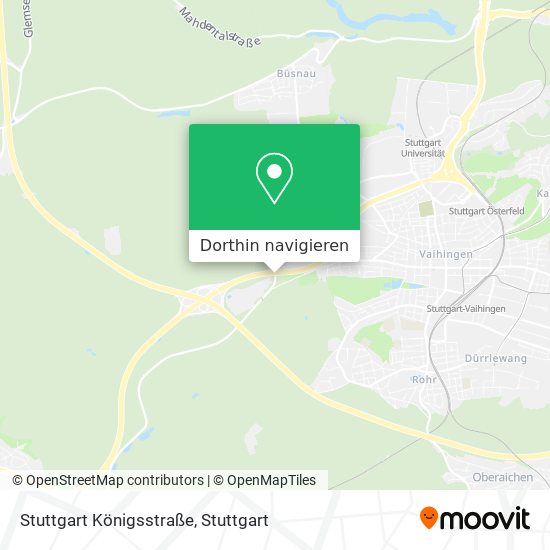 Stuttgart Königsstraße Karte