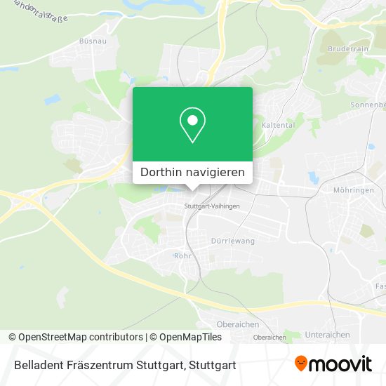 Belladent Fräszentrum Stuttgart Karte